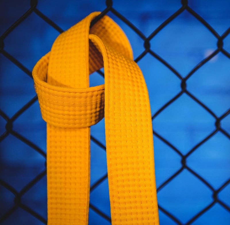 RiNTREE Store 1.5inch x 8.5ft Karate Yellow Belt for Coach Teaching Practice - Martial Arts Belt Display, Taekwondo Belt Display, Karate Belt - Image 3